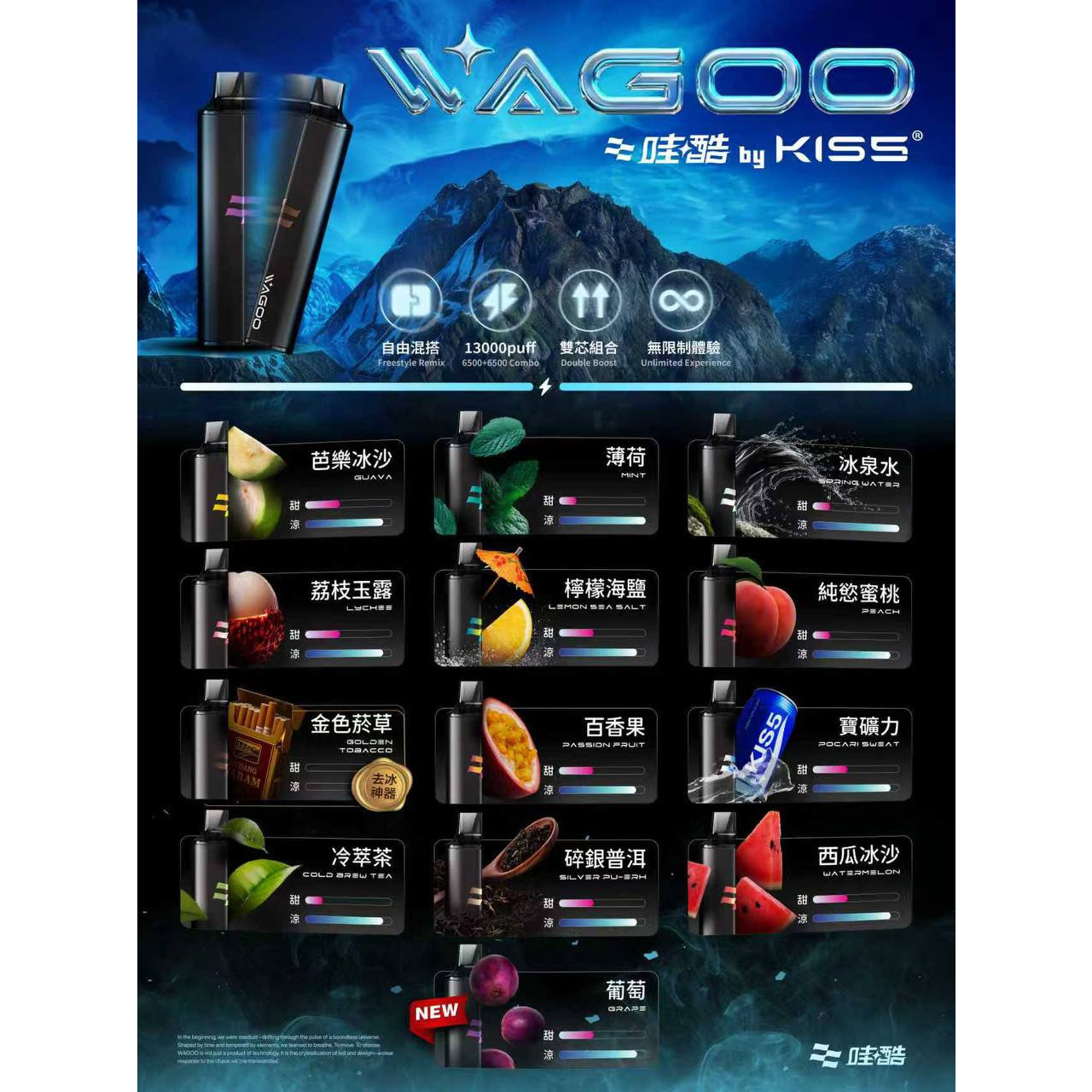 <p><strong>WAGOO x KISS 6500口</strong></p>
