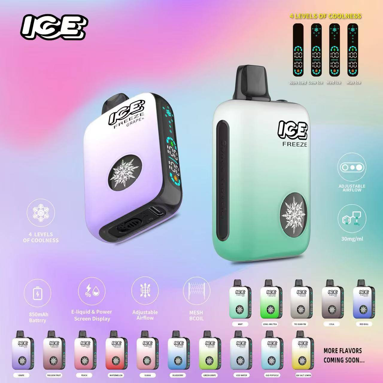 <p><strong>ICE拋棄式10000口<br />
首款可自行調整涼度</strong></p>