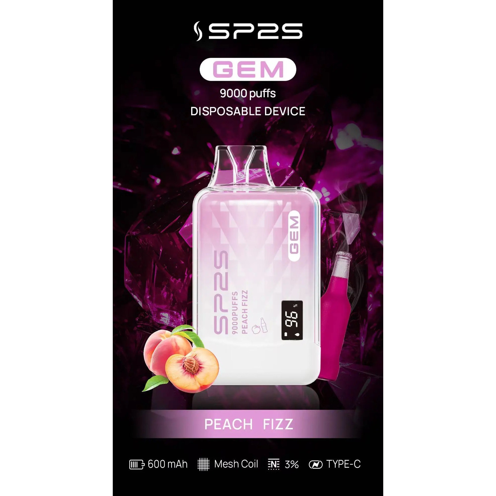<p><strong>SP2S 9000口<br />
拋棄式/一次性</strong></p>