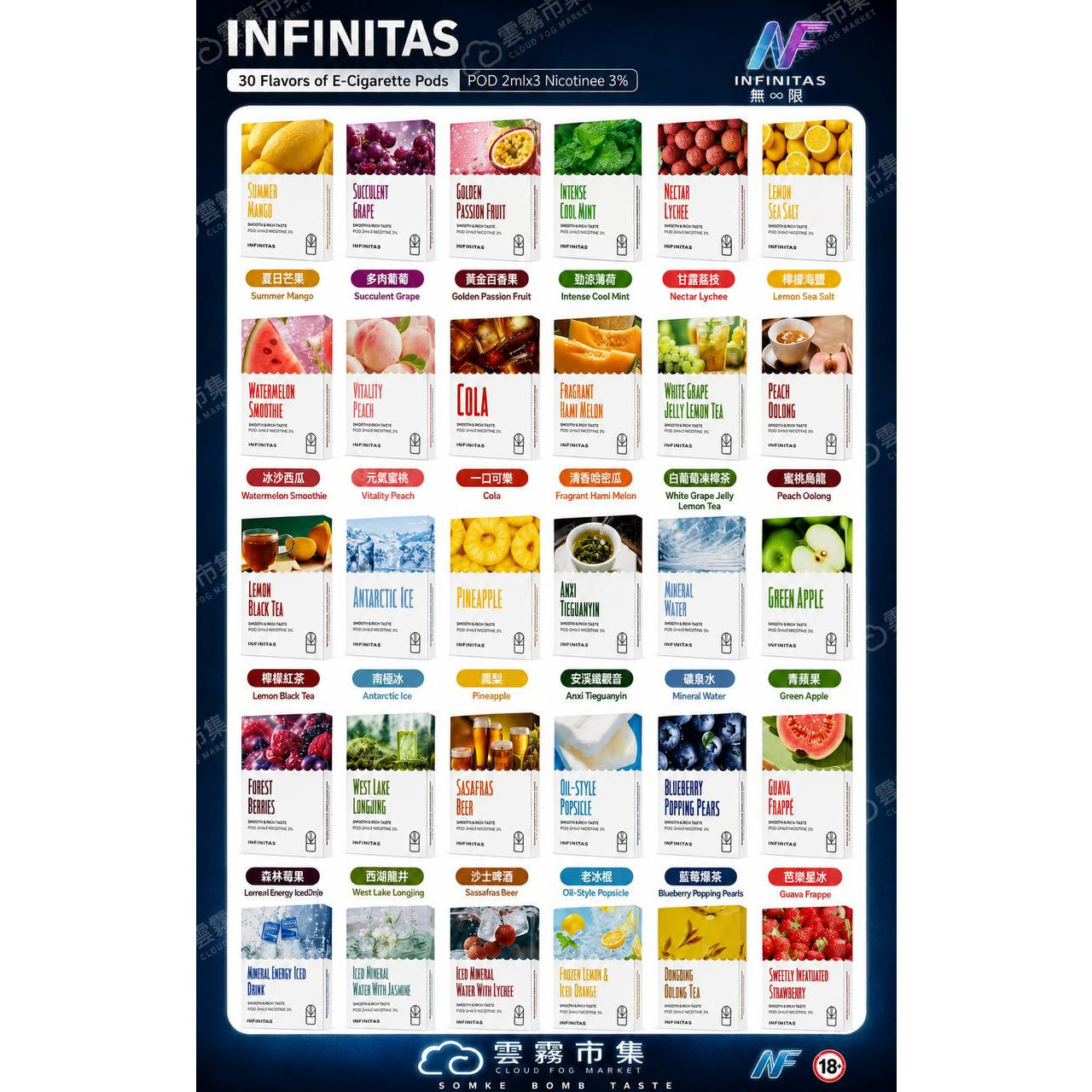 <p>INF煙彈&nbsp;<strong>滿5盒送1</strong><br />
(直接下單6的倍數)</p>